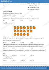 Đề kiểm tra học kì 1 Toán 3 Kết nối tri thức - Đề số 2